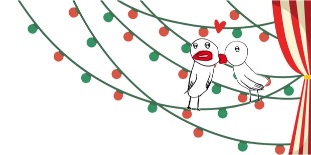 piirroslinnut ja sirkusverho