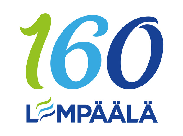 Lemp&auml;&auml;l&auml;n kunta 160 -logo