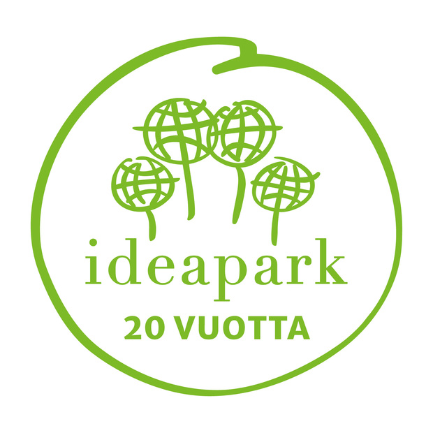 Ideapark 20 vuotta juhlalogo