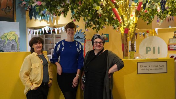 Kaksi kansainvälistä taiteilijaa vierailivat Kulttuurikeskus PiiPoossa